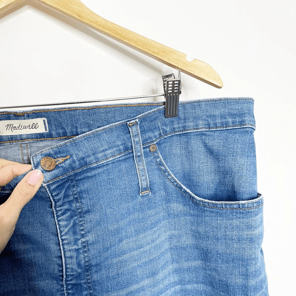 Madewell 11 High Rise Skinny Jeans womens Maricopa Wash blue stretch 36 petite - Picture 4 of 8